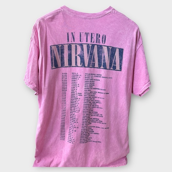 Nirvana “In Utero Live ‘93” Tour Tee – XL (BNWOT, Distressed Flaw) - Picture 7 of 7